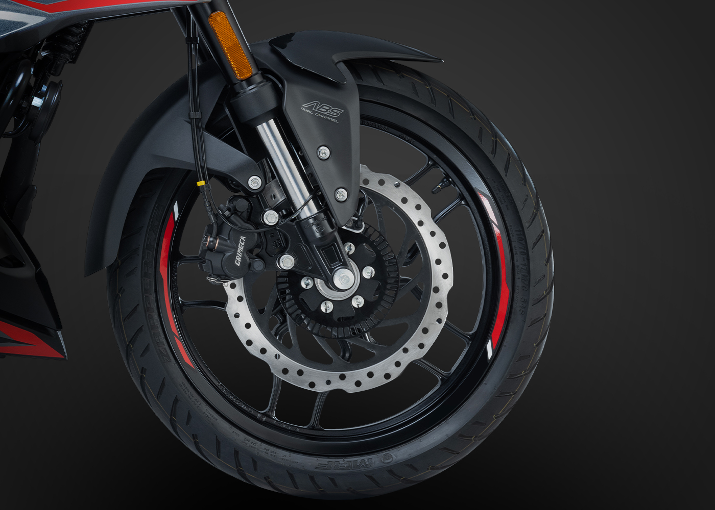 Bajaj Pulsar N250 — Двухканальная ABS